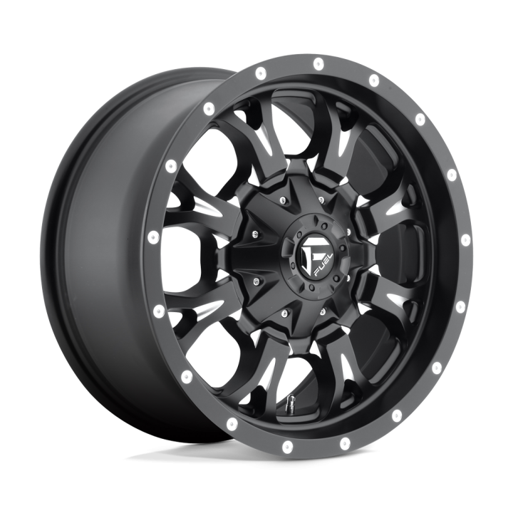 Alloy Wheel, FUEL D517 KRANK, 17x9.0, ET 1, 5x127 / 5x135, 87.1, Black - EDK.ro