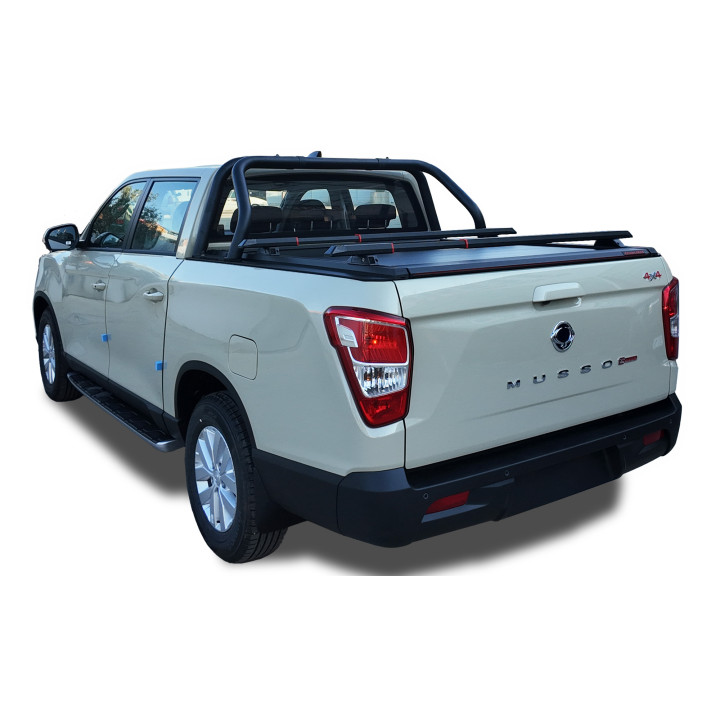 Manual Roll Top Tonneau Bed Cover, Tessera 4x4 Roll+, SsangYong Musso Grand 2018 - Present - EDK.ro