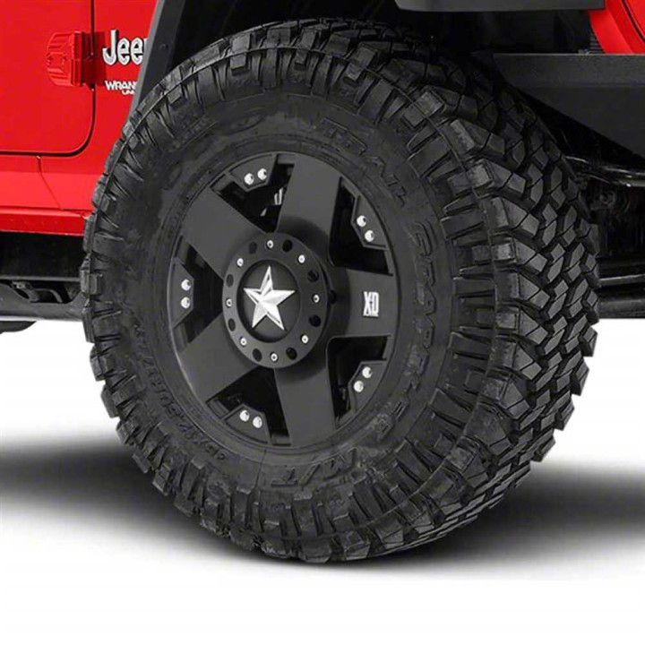 Jantă de Aluminiu, XD Series XD775 ROCKSTAR, 17x8.0, ET 10, 5x127 / 5x135, 87.1, Negru - EDK.ro