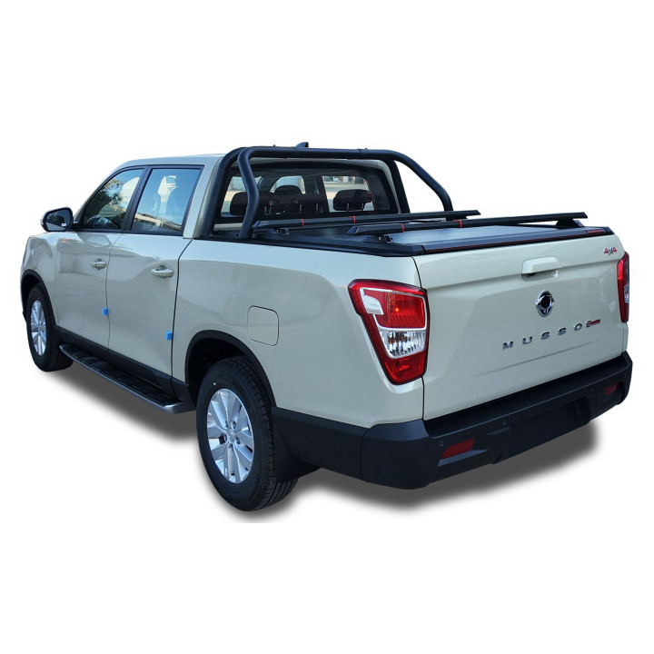 Manual Roll Top Tonneau Bed Cover, Tessera 4x4 Roll+, SsangYong Musso Grand 2018 - Present - EDK.ro