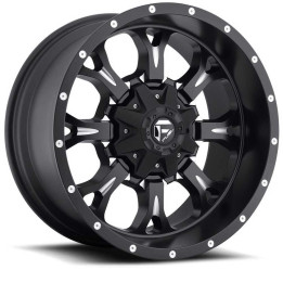 Alloy Wheel, FUEL D517 KRANK, 20x9.0, ET 20, 5x127 / 5x139.7, 87.1, Black - EDK.ro