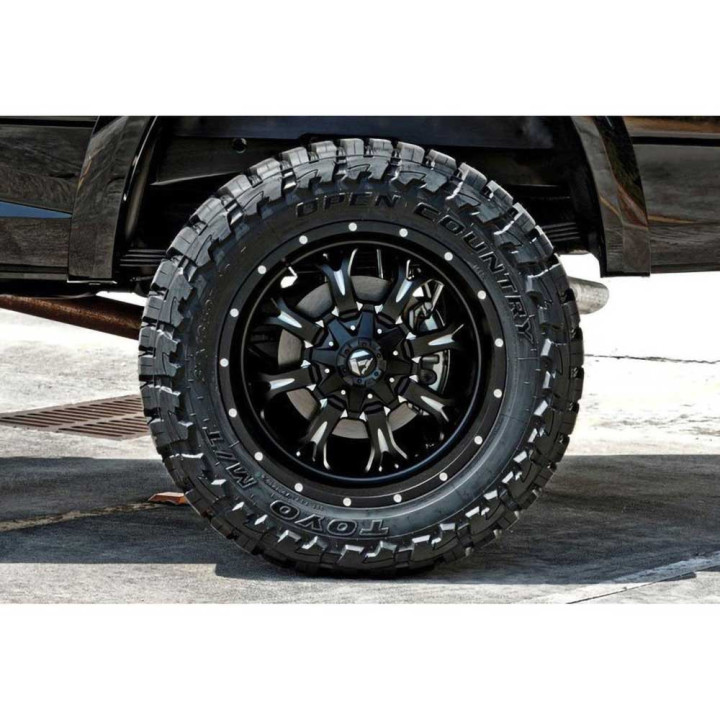Jantă de Aluminiu, FUEL D517 KRANK, 20x9.0, ET 20, 5x127 / 5x139.7, 87.1, Negru - EDK.ro