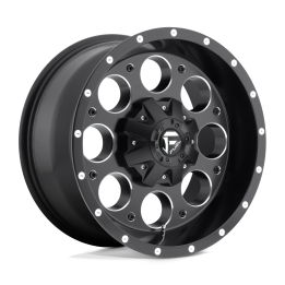 Alloy Wheel, FUEL D525 REVOLVER, 17x9.0, ET -12, 5x127 / 5x139.7, 87.1, Black - EDK.ro