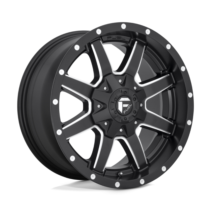 Jantă de Aluminiu, FUEL D538 MAVERICK, 18x9.0, ET 20, 5x127 / 5x139.7, 87.1, Negru - EDK.ro