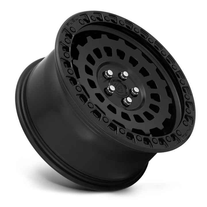 Jantă de Aluminiu, FUEL D633 ZEPHYR, 17x8.0, ET 38, 5x127 / 5x139.7, 71.5, Negru - EDK.ro