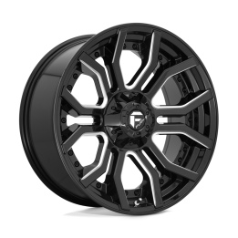 Alloy Wheel, FUEL D711 RAGE, 20x10.0, ET -18, 5x127 / 5x139.7, 87.1, Black - EDK.ro