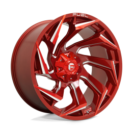 Alloy Wheel, FUEL D754 REACTION, 24x12.0, ET -44, 5x127 / 5x139.7, 87.1, Red - EDK.ro