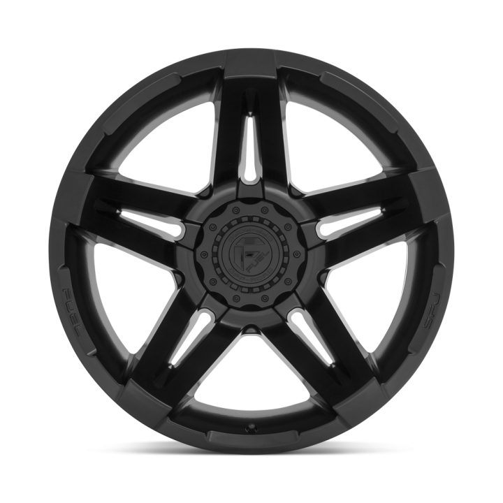 Alloy Wheel, FUEL D763 SFJ, 22x14.0, ET -75, 5x127 / 5x139.7, 87.1, Black - EDK.ro