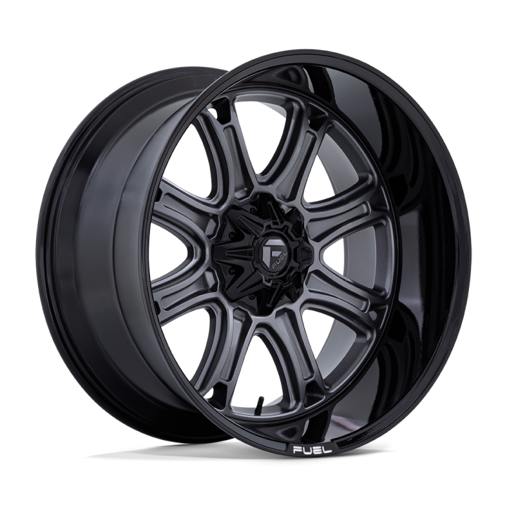 Alloy Wheel, FUEL DARKSTAR, 20x10.0, ET -18, 5x127 / 5x139.7, 87.1, Black - EDK.ro