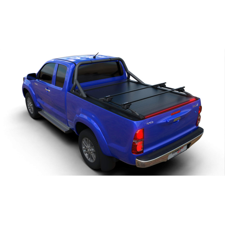 Manual Roll Top Tonneau Bed Cover, Tessera 4x4 Roll+, Toyota Hilux Extra Cab 2005 - 2016 - EDK.ro