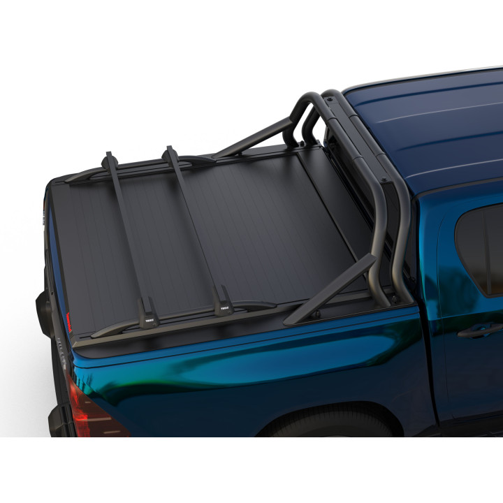 Manual Roll Top Tonneau Bed Cover, Tessera 4x4 Roll+, Toyota Hilux Double Cab 2016 - 2026 - EDK.ro