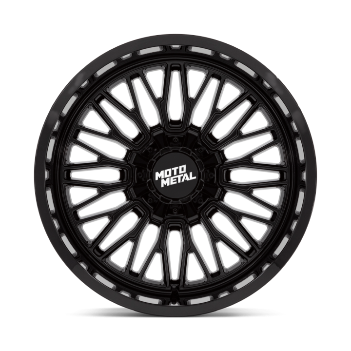 Jantă de Aluminiu, MOTO Metal MO809 STINGER, 20x10.0, ET -18, 5x127 / 5x139.7, 78.1, Negru - EDK.ro