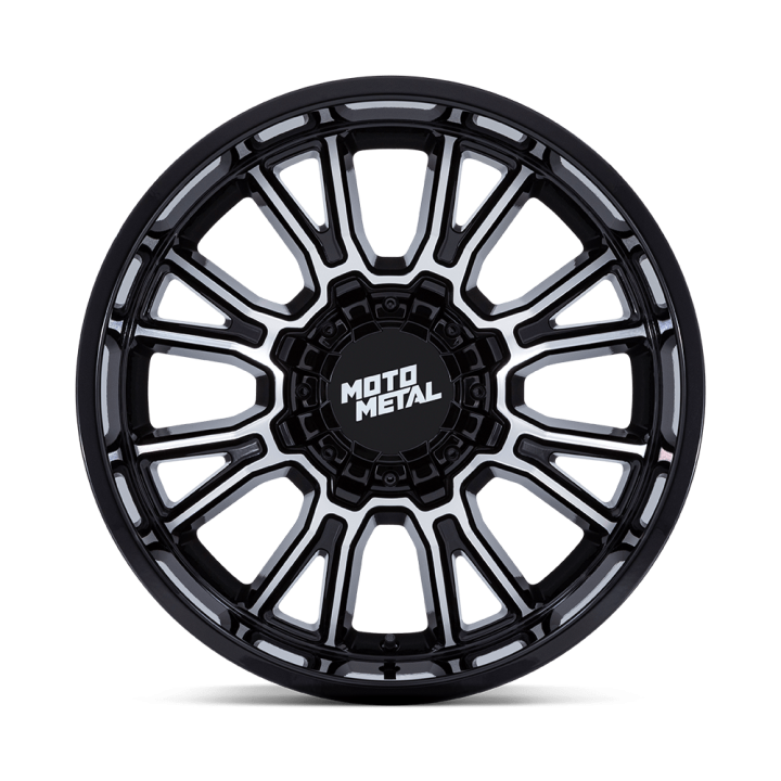 Alloy Wheel, MOTO Metal MO810 LEGACY, 20x10.0, ET -18, 5x127 / 5x139.7, 78.1, Black - EDK.ro