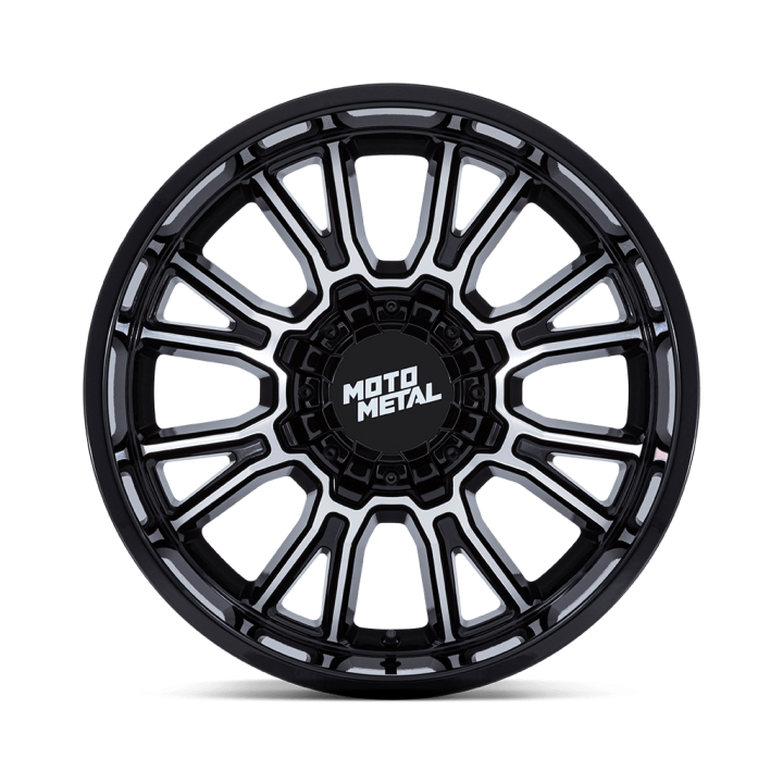 Jantă de Aluminiu, MOTO Metal MO810 LEGACY, 22x9.0, ET 1, 5x127 / 5x139.7, 78.1, Negru - EDK.ro