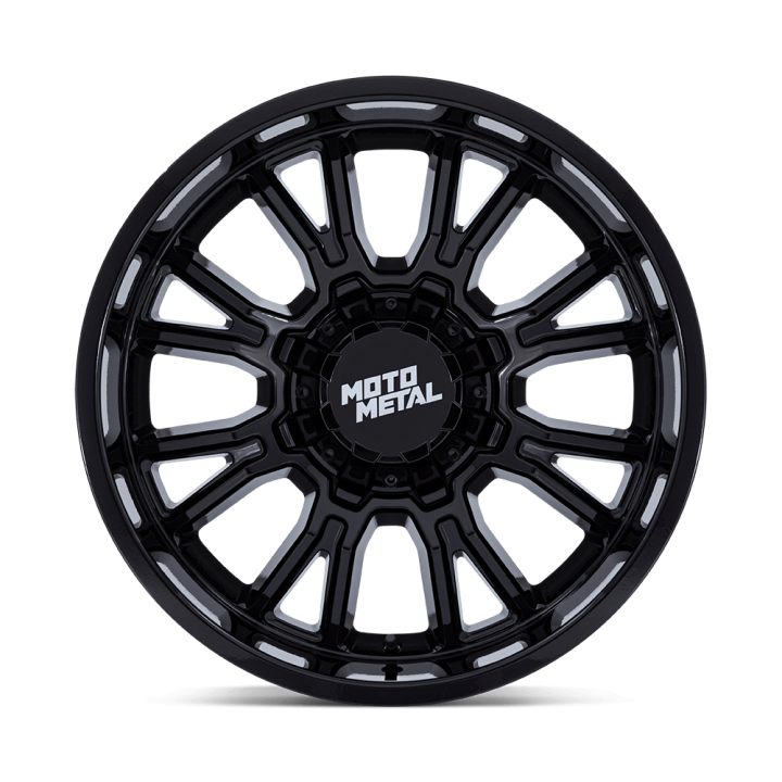 Alloy Wheel, MOTO Metal MO810 LEGACY, 20x9.0, ET 20, 5x127 / 5x139.7, 78.1, Black - EDK.ro