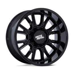 Alloy Wheel, MOTO Metal MO810 LEGACY, 22x9.0, ET 1, 5x127 / 5x139.7, 78.1, Black - EDK.ro