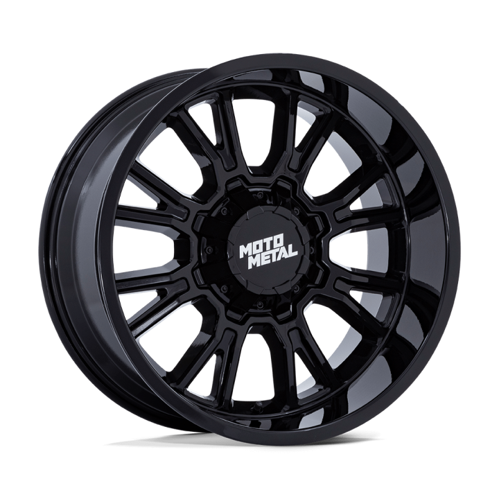 Alloy Wheel, MOTO Metal MO810 LEGACY, 22x9.0, ET 1, 5x127 / 5x139.7, 78.1, Black - EDK.ro
