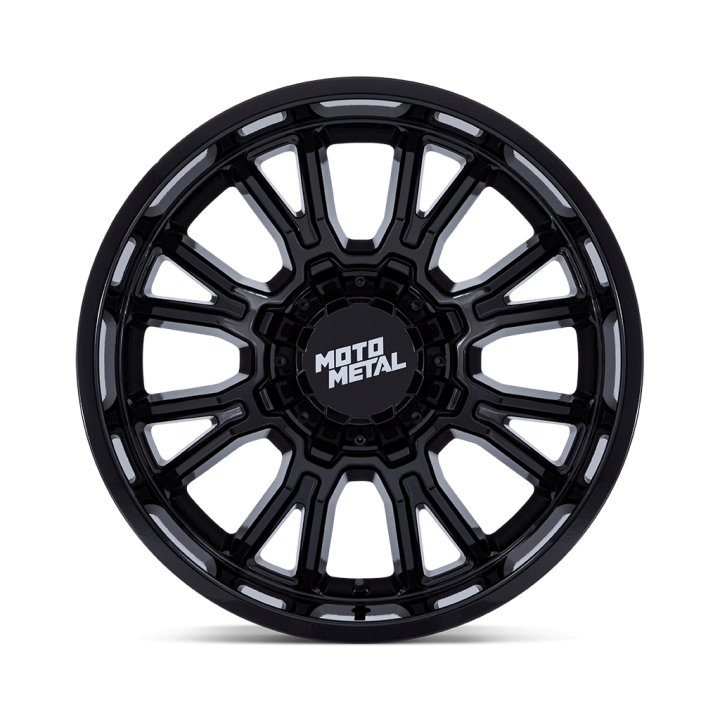 Alloy Wheel, MOTO Metal MO810 LEGACY, 22x9.0, ET 1, 5x127 / 5x139.7, 78.1, Black - EDK.ro
