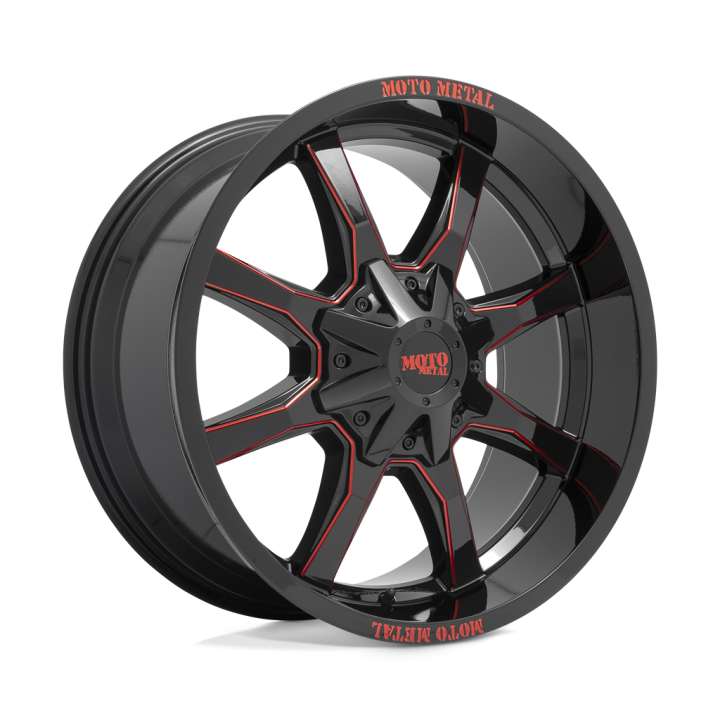 Jantă de Aluminiu, MOTO Metal MO970, 20x9.0, ET 0, 5x127 / 5x139.7, 78.1, Negru - EDK.ro