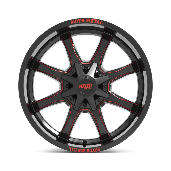 Jantă de Aluminiu, MOTO Metal MO970, 20x9.0, ET 0, 5x127 / 5x139.7, 78.1, Negru - EDK.ro