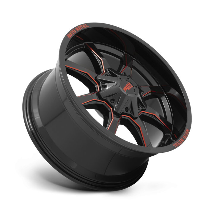 Jantă de Aluminiu, MOTO Metal MO970, 20x9.0, ET 0, 5x127 / 5x139.7, 78.1, Negru - EDK.ro