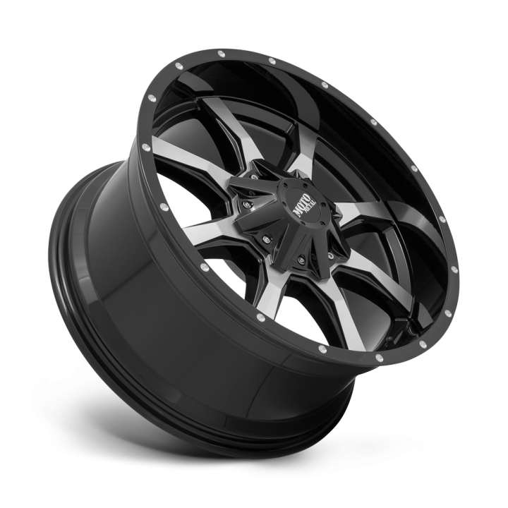 Alloy Wheel, MOTO Metal MO970, 20x10.0, ET -24, 5x127 / 5x139.7, 78.1, Black - EDK.ro