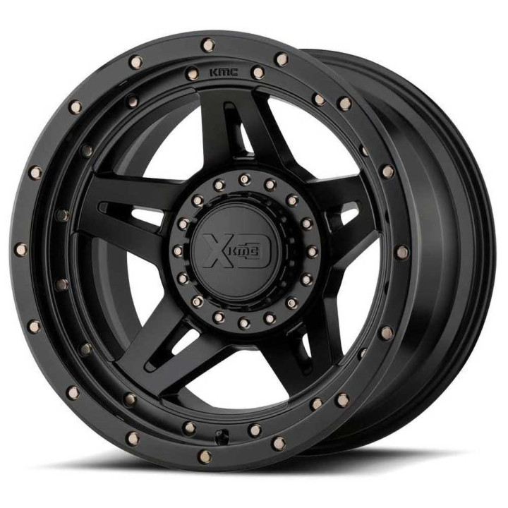 Jantă de Aluminiu, XD Series XD138 Brute, 20x9.0, ET 0, 5x127 / 5x139.7, 78.1, Negru - EDK.ro
