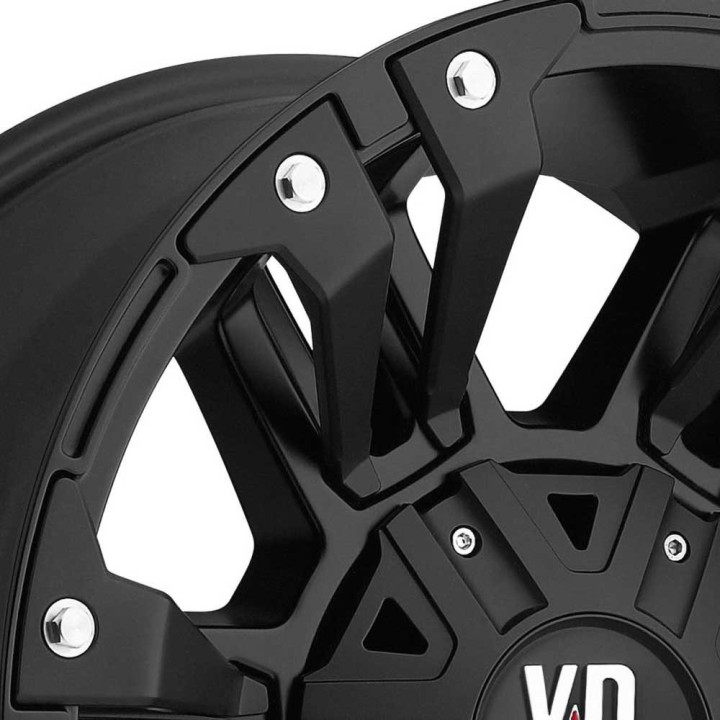 Jantă de Aluminiu, XD Series XD822 MONSTER II, 20x9.0, ET 0, 5x127 / 5x139.7, 78.3, Negru - EDK.ro