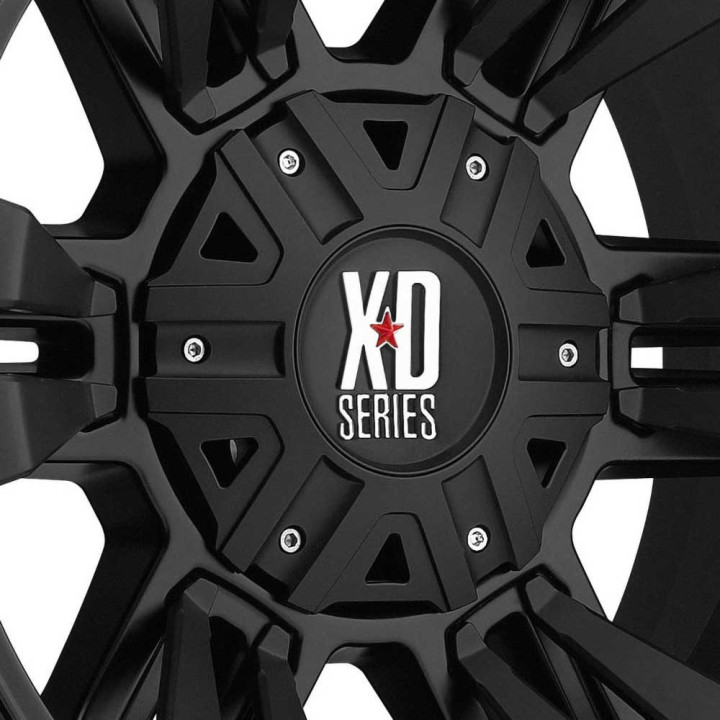 Jantă de Aluminiu, XD Series XD822 MONSTER II, 20x9.0, ET 0, 5x127 / 5x139.7, 78.3, Negru - EDK.ro