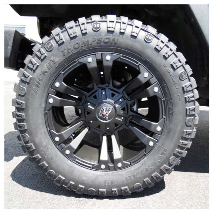 Alloy Wheel, XD Series XD822 MONSTER II, 20x9.0, ET 0, 5x127 / 5x139.7, 78.3, Black - EDK.ro