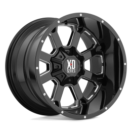 Alloy Wheel, XD Series XD825 BUCK 25, 20x10.0, ET -24, 5x127 / 5x139.7, 78.1, Black - EDK.ro