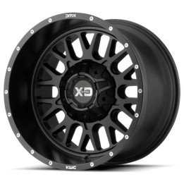 Alloy Wheel, XD Series XD842 SNARE, 20x9.0, ET 0, 5x127 / 5x139.7, 78.3, Black - EDK.ro