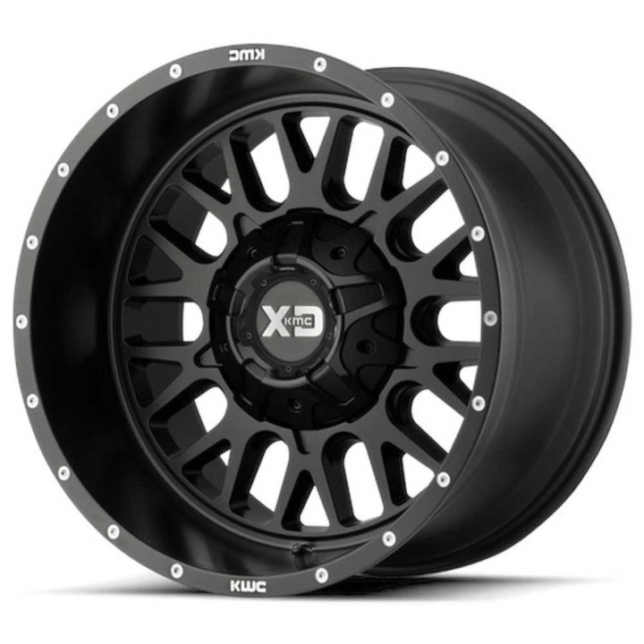 Alloy Wheel, XD Series XD842 SNARE, 20x9.0, ET 0, 5x127 / 5x139.7, 78.3, Black - EDK.ro