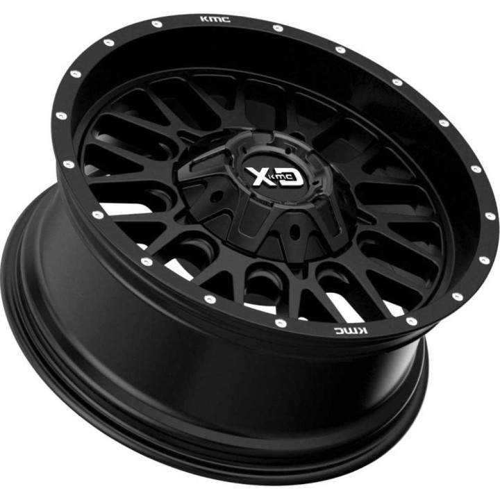 Jantă de Aluminiu, XD Series XD842 SNARE, 20x9.0, ET 0, 5x127 / 5x139.7, 78.3, Negru - EDK.ro