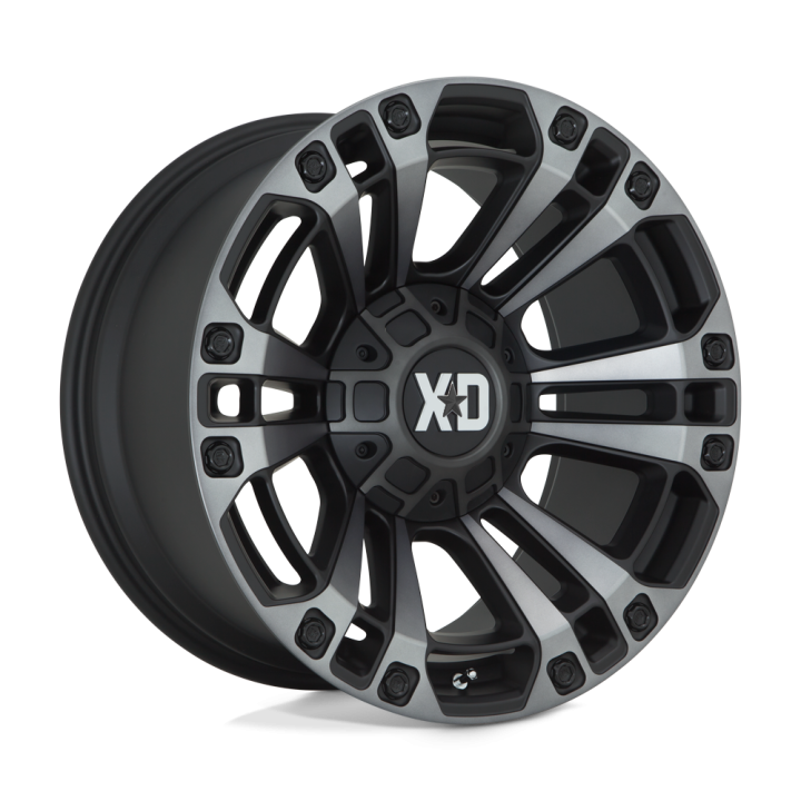 Alloy Wheel, XD Series XD851 MONSTER III, 20x10.0, ET -18, 5x127 / 5x139.7, 78.1, Black - EDK.ro