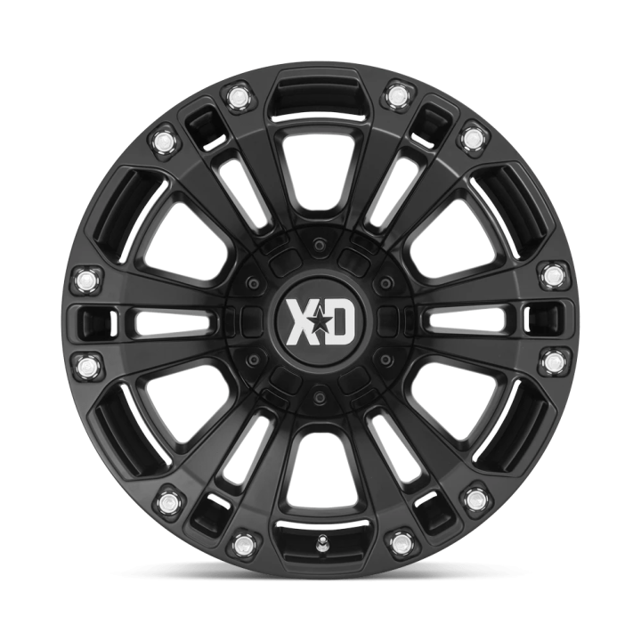Alloy Wheel, XD Series XD851 MONSTER III, 20x10.0, ET -18, 5x127 / 5x139.7, 78.1, Black - EDK.ro