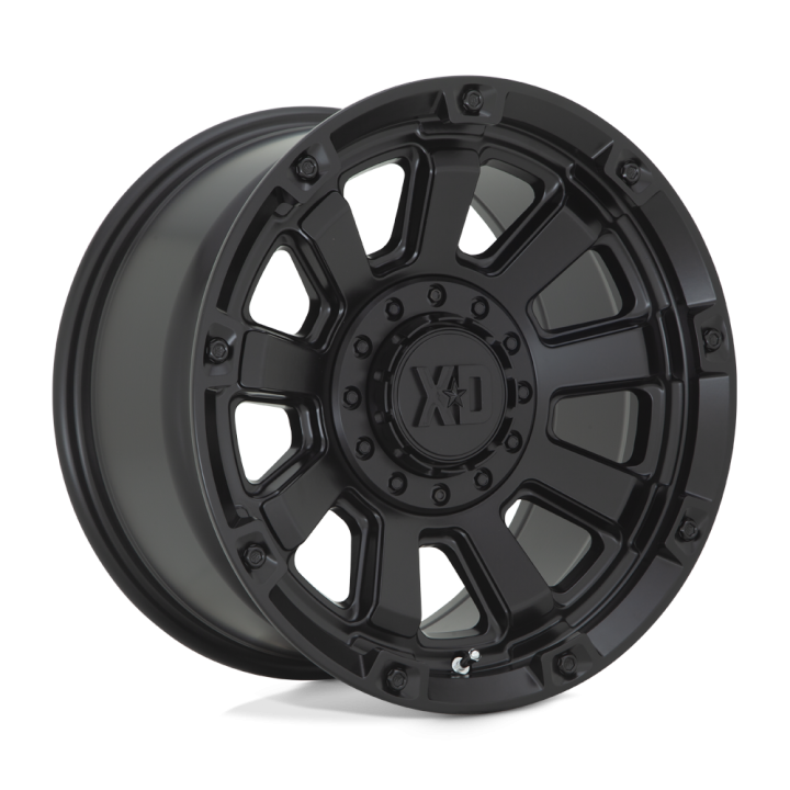 Jantă de Aluminiu, XD Series XD852 GAUNTLET, 17x9.0, ET 0, 5x127 / 5x139.7, 78.1, Negru - EDK.ro