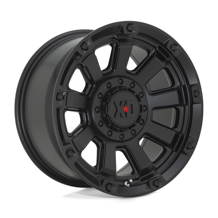 Jantă de Aluminiu, XD Series XD852 GAUNTLET, 17x9.0, ET 0, 5x127 / 5x139.7, 78.1, Negru - EDK.ro