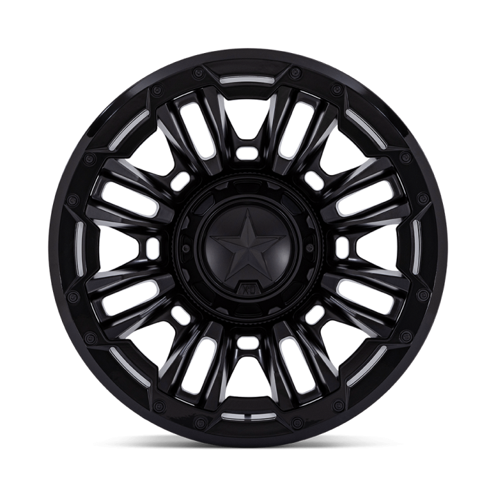 Jantă de Aluminiu, XD Series XD870 BOMBER, 20x10.0, ET -18, 5x127 / 5x139.7, 78.1, Negru - EDK.ro