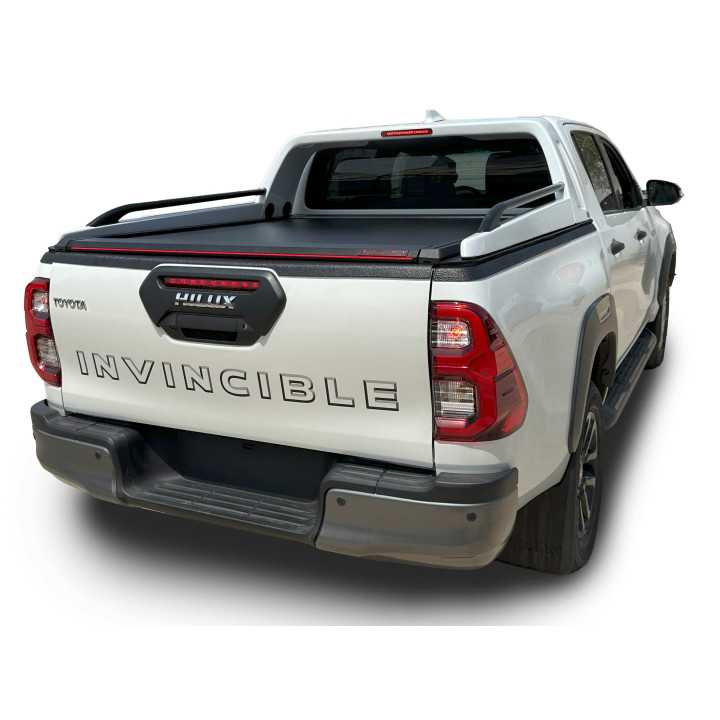 Închidere de Benă Tip Rulou Manual, Tessera 4x4 Roll+, Toyota Hilux Cabină Dublă 2016 - 2026 - EDK.ro