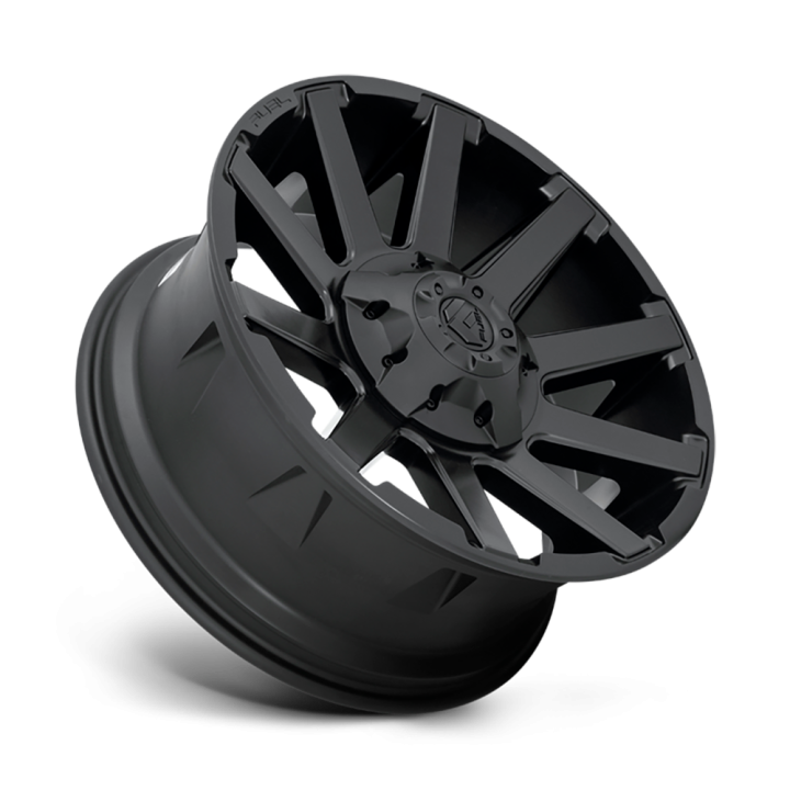 Jantă de Aluminiu, FUEL D437 CONTRA, 20x9.0, ET 1, 5x139.7 / 5x150, 110.1, Negru - EDK.ro