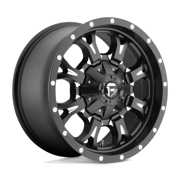Jantă de Aluminiu, FUEL D517 KRANK, 18x9.0, ET 20, 5x139.7 / 5x150, 110.1, Negru - EDK.ro