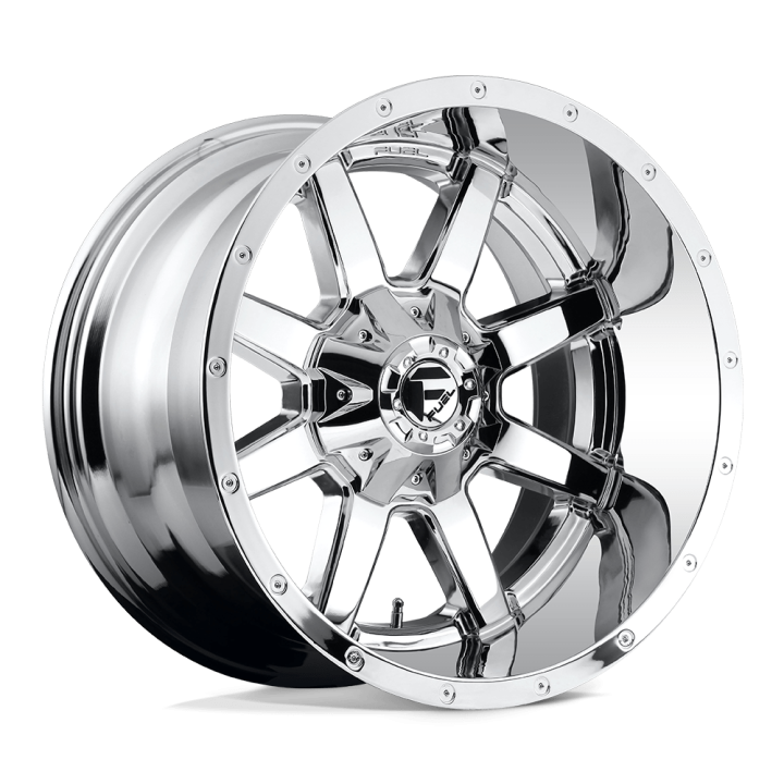 Jantă de Aluminiu, FUEL D536 MAVERICK, 20x12.0, ET -44, 5x139.7 / 5x150, 110.1, Crom - EDK.ro