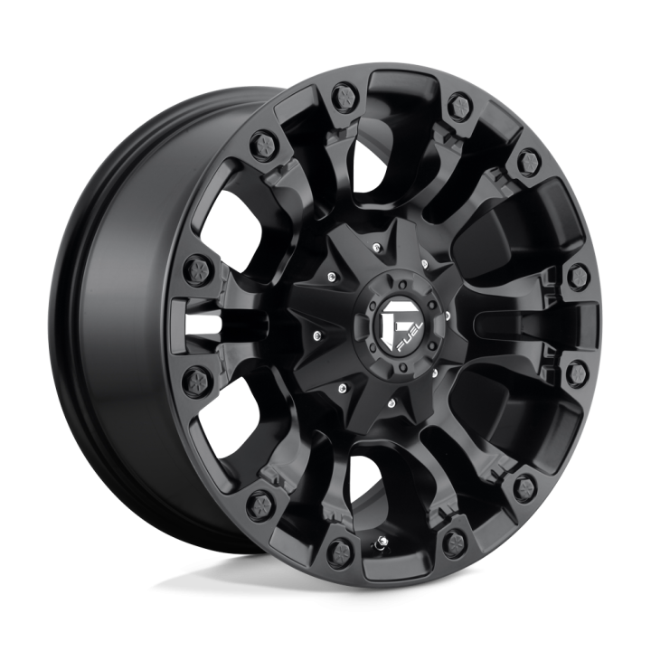 Jantă de Aluminiu, FUEL D560 VAPOR, 17x9.0, ET 1, 5x139.7 / 5x150, 110.1, Negru - EDK.ro