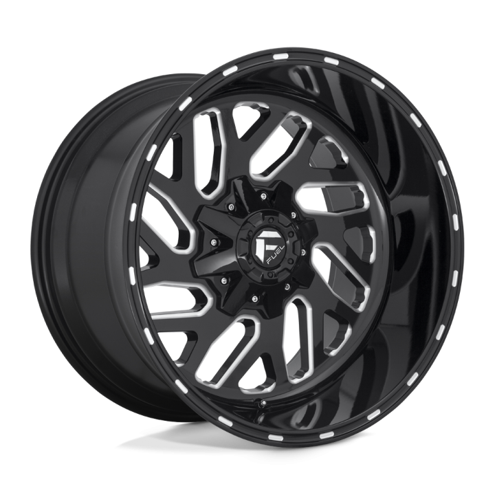 Alloy Wheel, FUEL D581 TRITON, 22x12.0, ET -43, 5x139.7 / 5x150, 110.1, Black - EDK.ro
