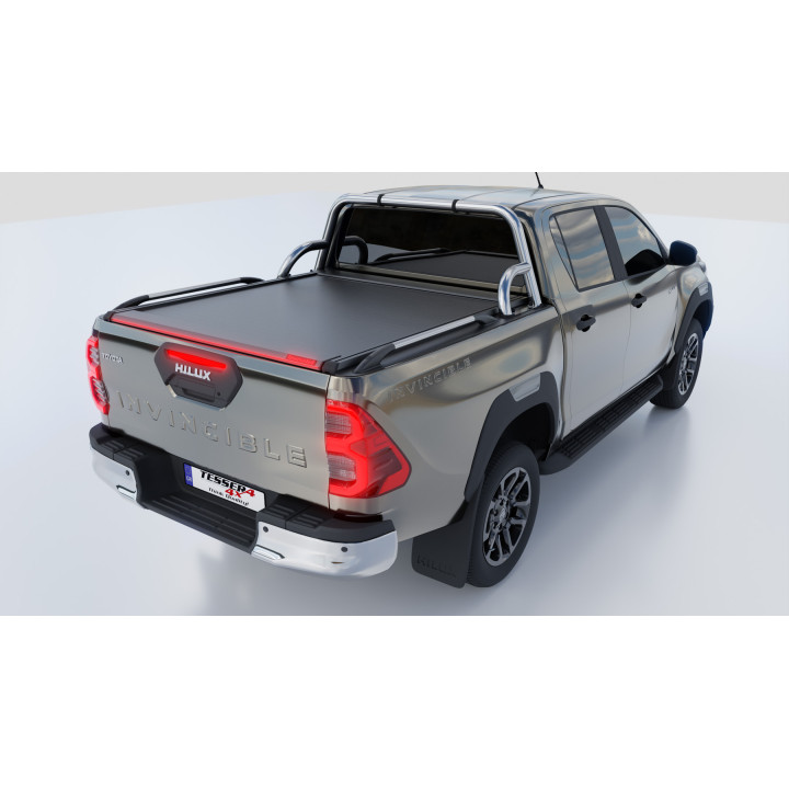 Închidere de Benă Tip Rulou Manual, Tessera 4x4 Roll+, Toyota Hilux Cabină Dublă 2016 - 2026 - EDK.ro