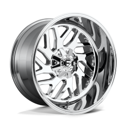 Alloy Wheel, FUEL D609 TRITON, 20x12.0, ET -43, 5x139.7 / 5x150, 110.1, Chrome - EDK.ro