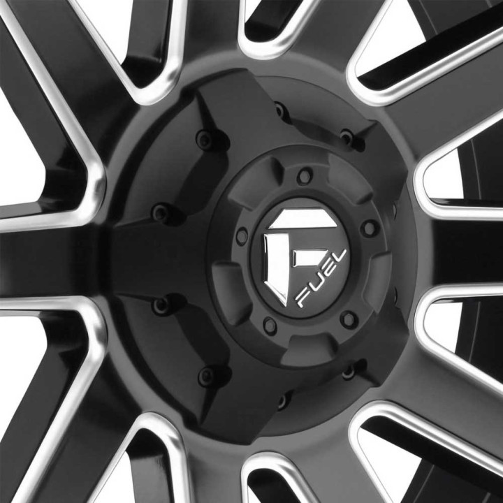 Alloy Wheel, FUEL D616 CONTRA, 20x9.0, ET 1, 5x139.7 / 5x150, 110.1, Black - EDK.ro