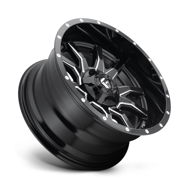 Alloy Wheel, FUEL D627 VANDAL, 20x10.0, ET -18, 5x139.7 / 5x150, 110.1, Black - EDK.ro