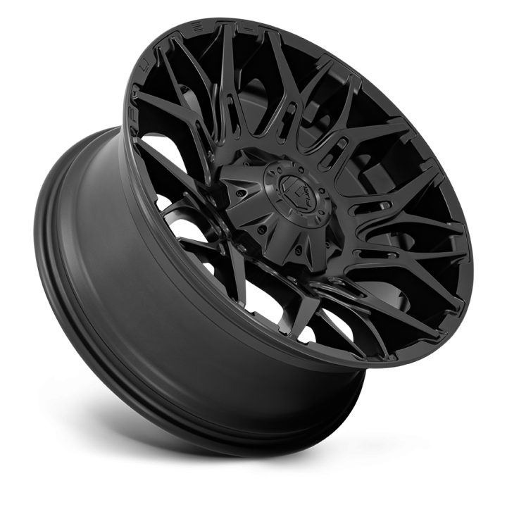 Alloy Wheel, FUEL D772 TWITCH, 22x10.0, ET -18, 5x139.7 / 5x150, 110.1, Black - EDK.ro